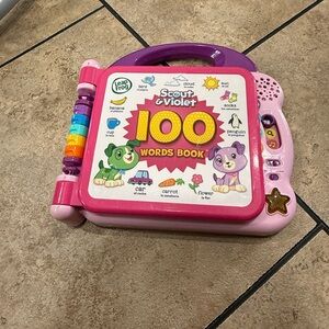 Scout & Violet 100 Words Book - Pink and Purple